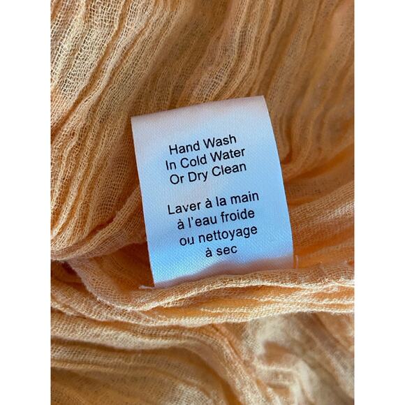 MIGUELINA Peri Cotton Gauze Maxi Coverup Dress In Amber M - Picture 9 of 11